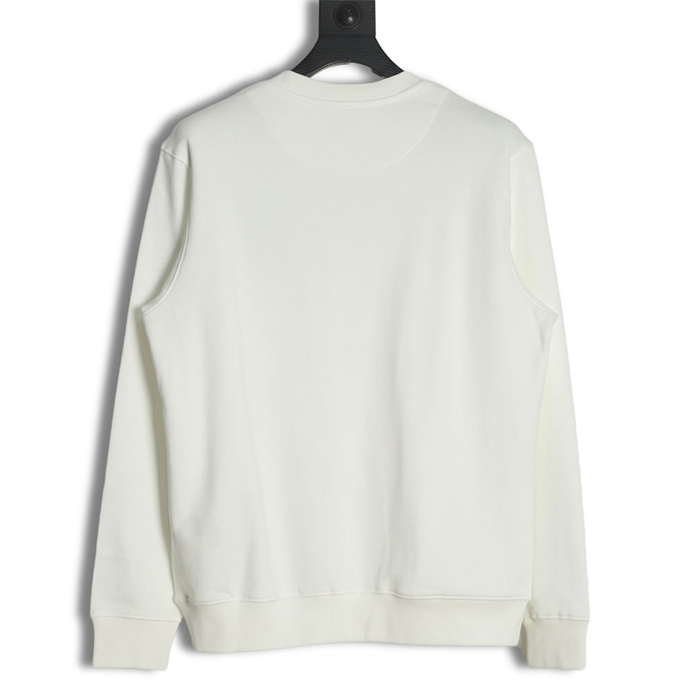 Fendi 22ss Classic Monster Eyes Embroidered Crew Neck Sweatshirt