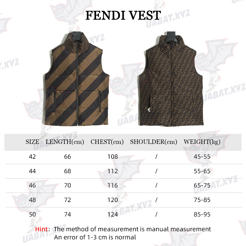 Fendi Classic Double F Presbyopia Reversible Vest