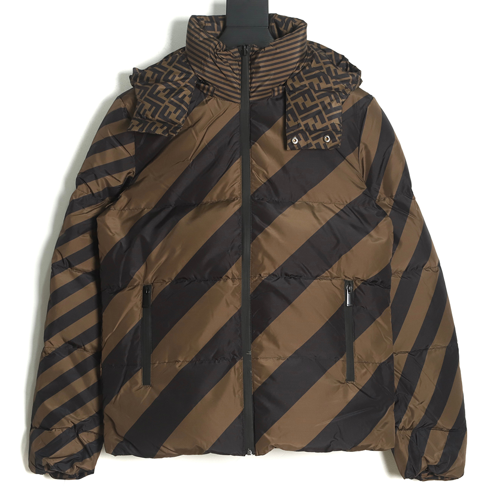 Fendi Classic Double F Presbyopia Reversible Down Jacket