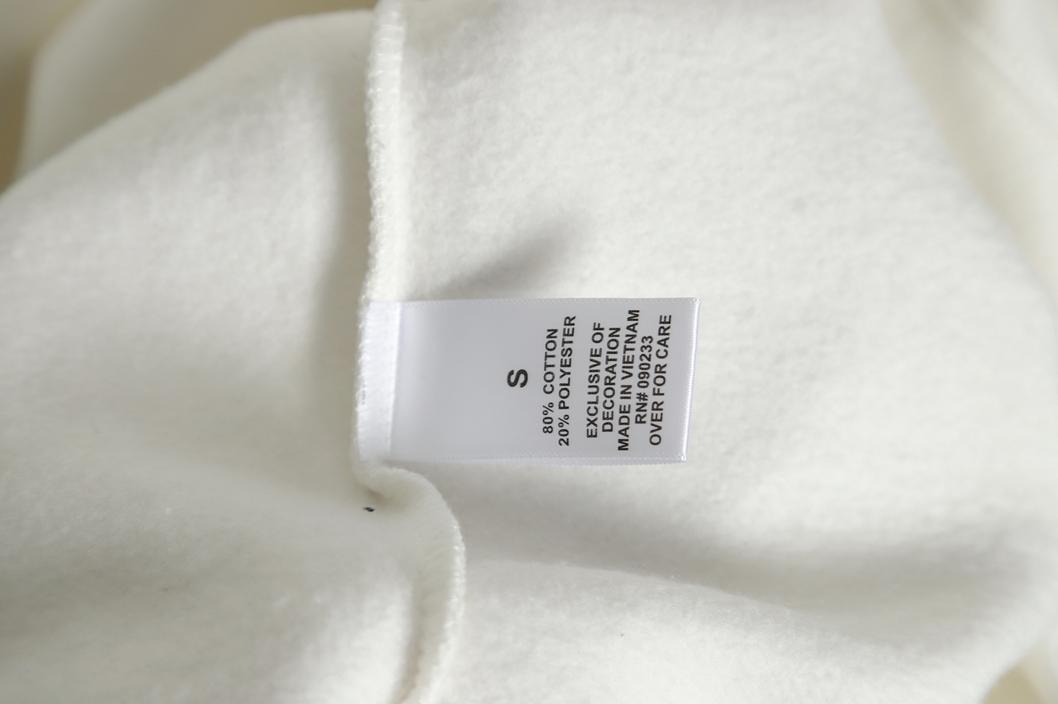 FEAR OF GOD double line ESSENTIALS fog chest silicone letter round neck sweater White