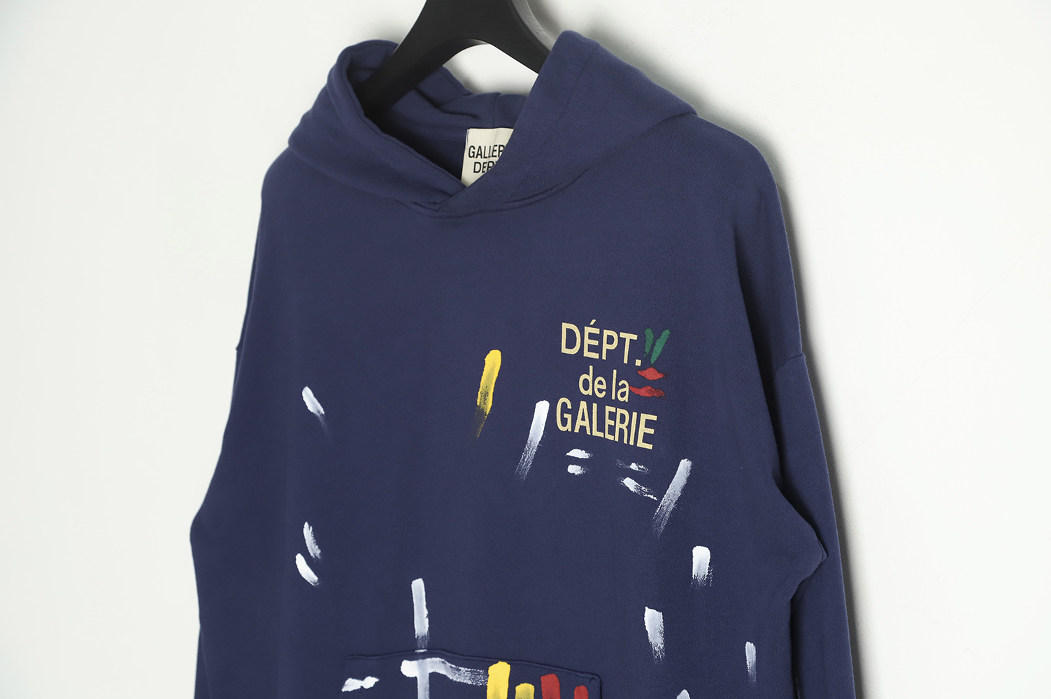 Gallery Dept Graffiti Painted Hoodie Hoodie TSK1