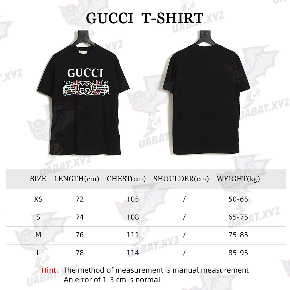 GUCCI Chinese New Year rabbit logo print cotton T-shirt TSK1