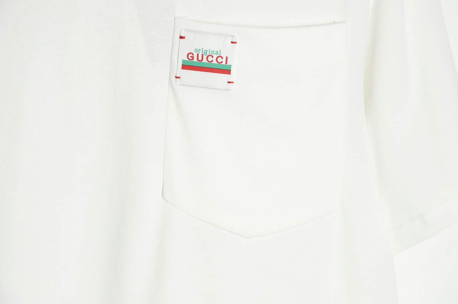 Gucci Chest Label Pocket Short Sleeve T-Shirt