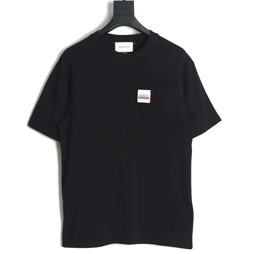 Gucci Chest Label Pocket Short Sleeve T-Shirt TSK2