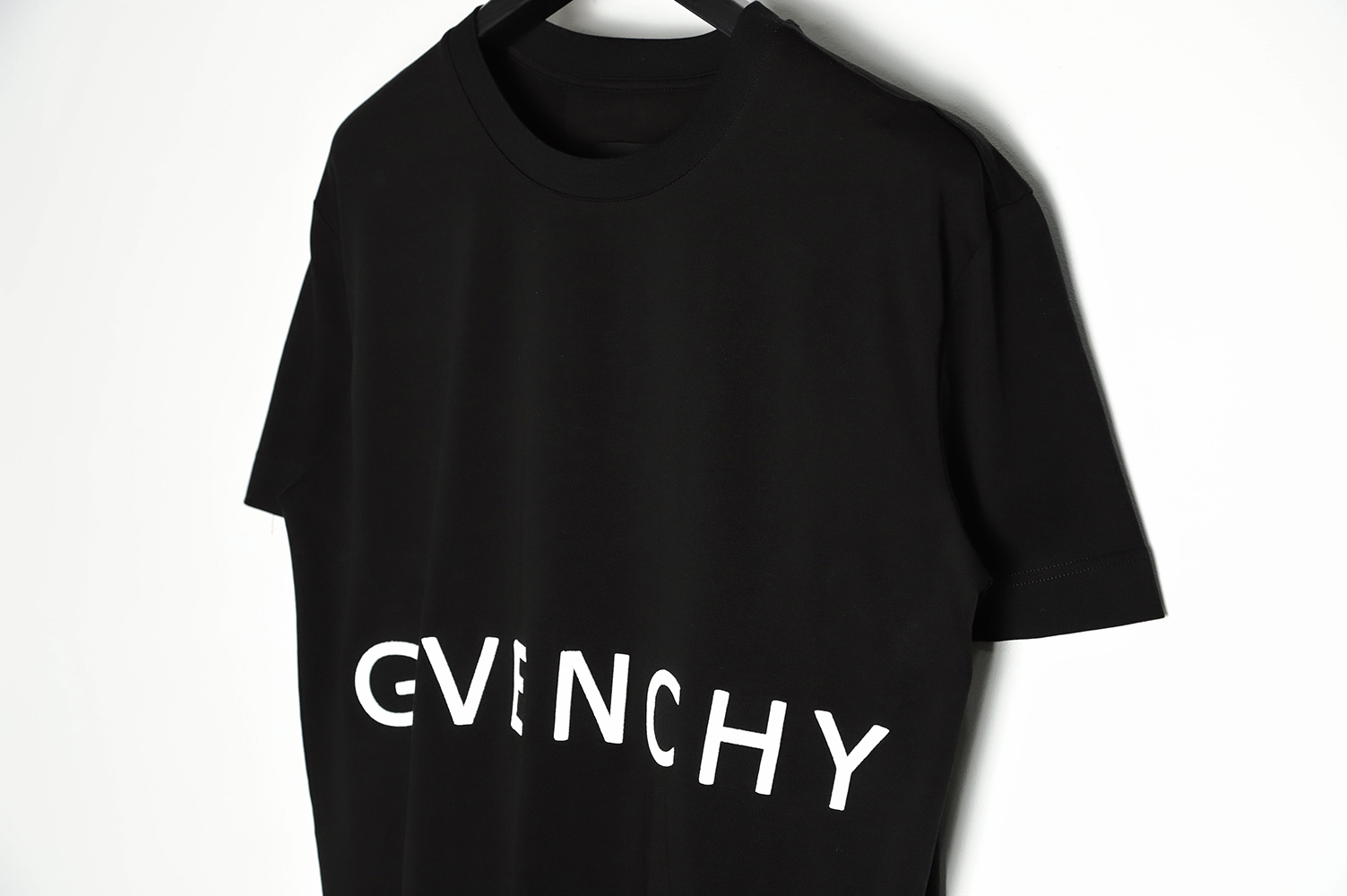 Givenchy 22SS four-square letter logo embroidery short-sleeved T-shirt TSK1