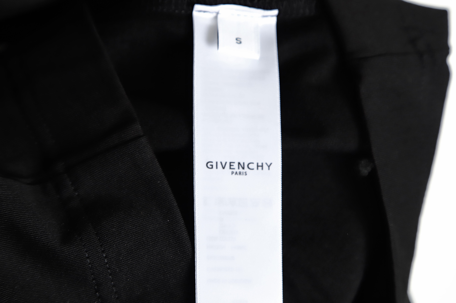 Givenchy 22SS four-square letter logo embroidery short-sleeved T-shirt