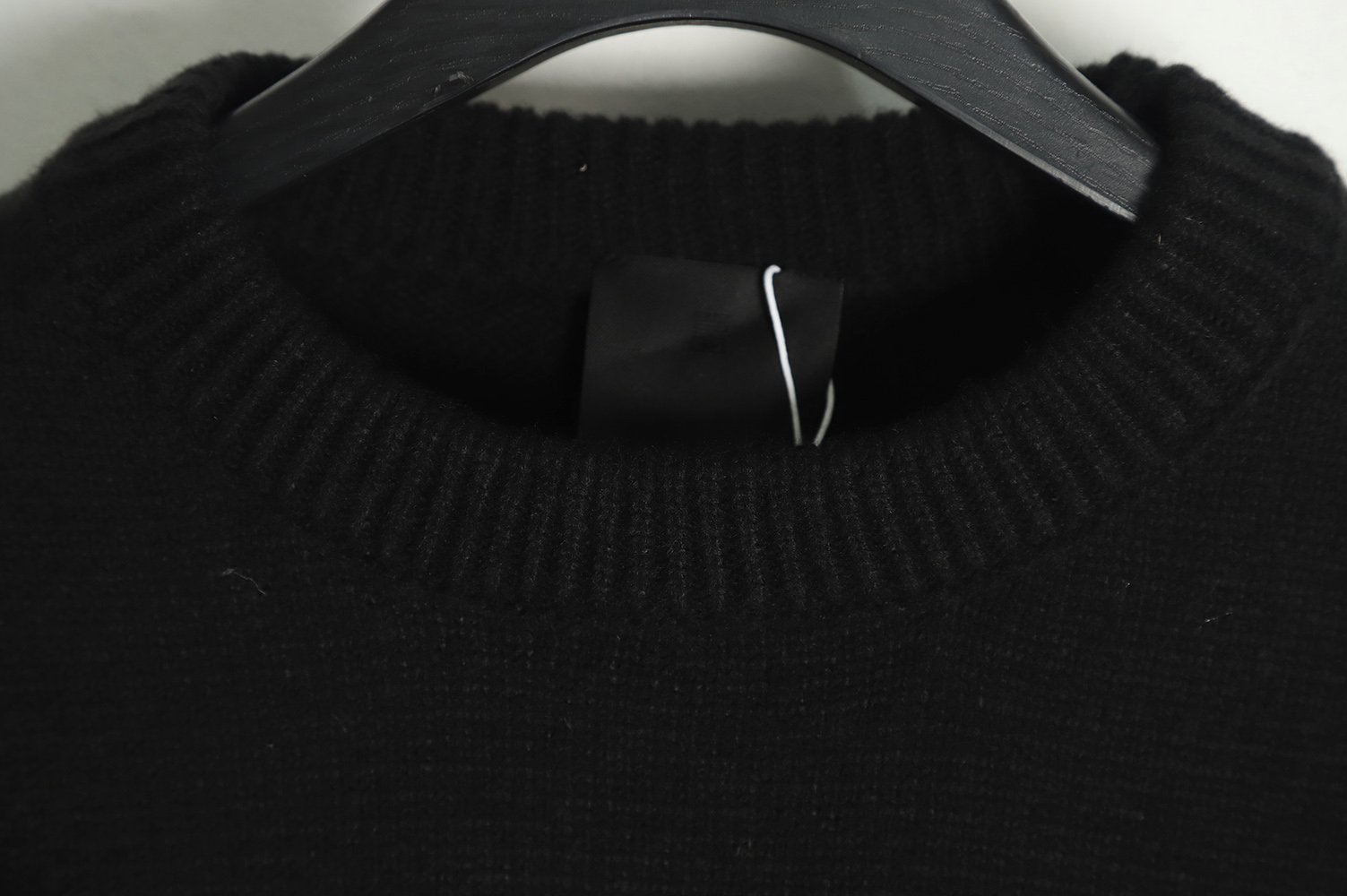 GIVENCHY casual crewneck sweater with rainbow fringe and embroidered letters