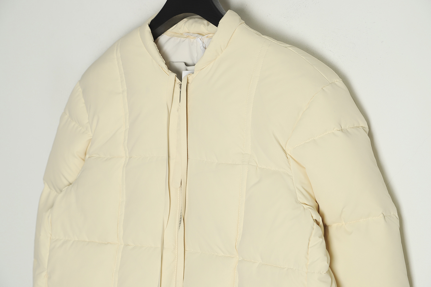 JILSANDER SS22 Solid Zip Dropped Shoulder Oversized Down Jacket TSK1