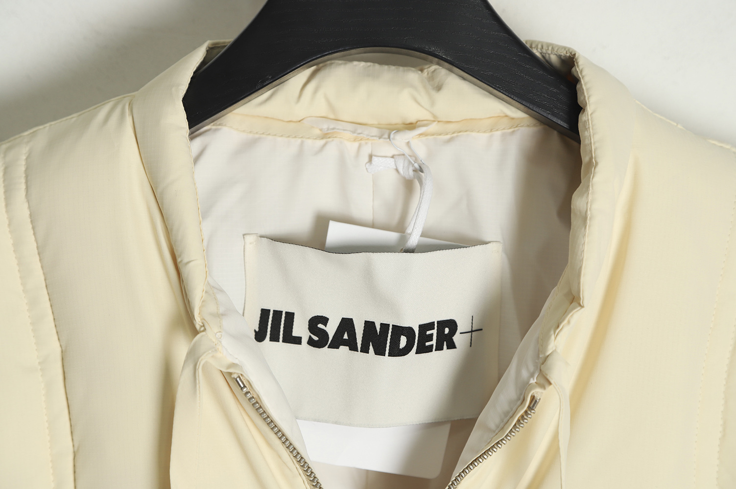 JILSANDER SS22 Solid Zip Dropped Shoulder Oversized Down Jacket