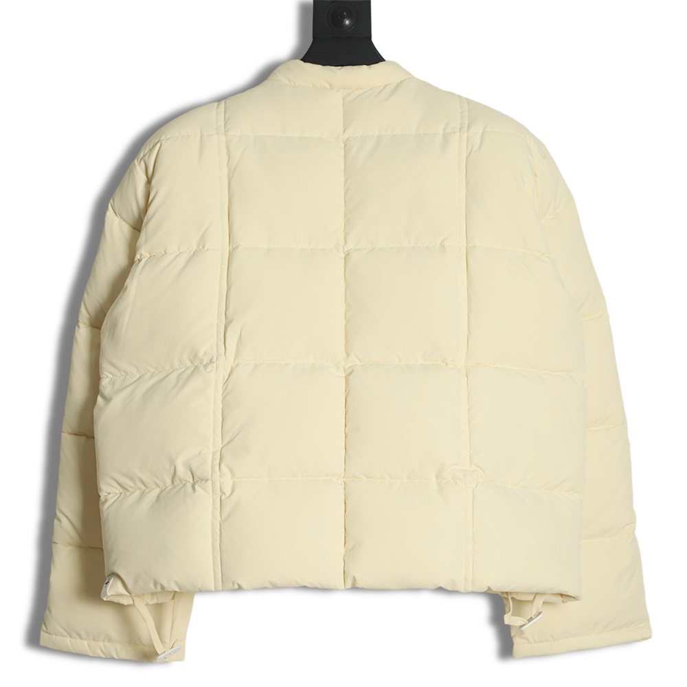 JILSANDER SS22 Solid Zip Dropped Shoulder Oversized Down Jacket TSK1