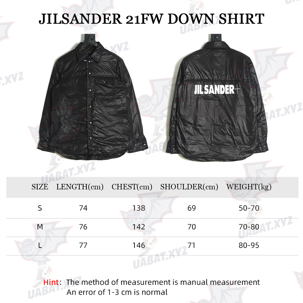 JILSANDER 22Fw down shirt TSK1