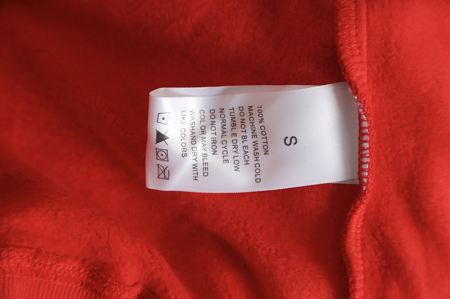 KANYE CPFM Foam Letter Print Reborn Hoodie Red