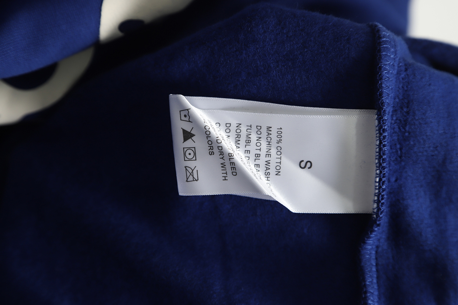 KANYE CPFM Foam Letter Print Reborn Hoodie Blue
