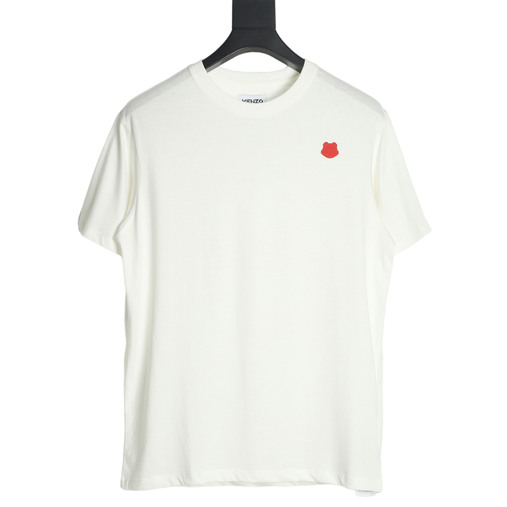 kenzo 2022 new red silicone tiger head short sleeves