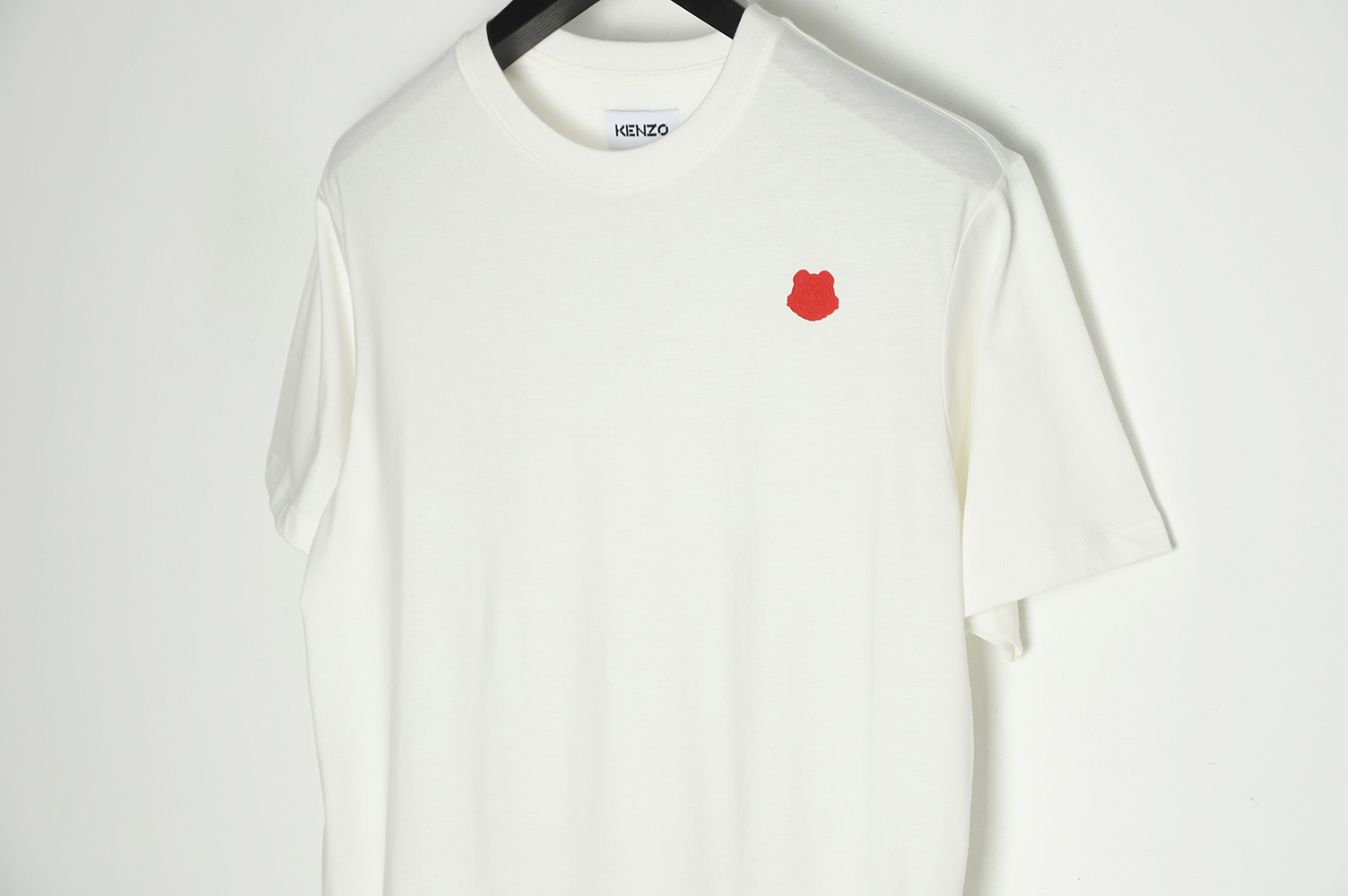 kenzo 2022 new red silicone tiger head short sleeves