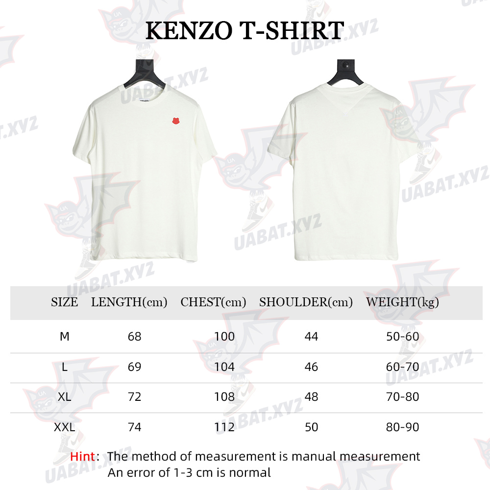 kenzo 2022 new red silicone tiger head short sleeves