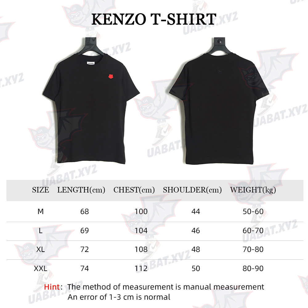 kenzo 2022 new red silicone tiger head short sleeves TSK1
