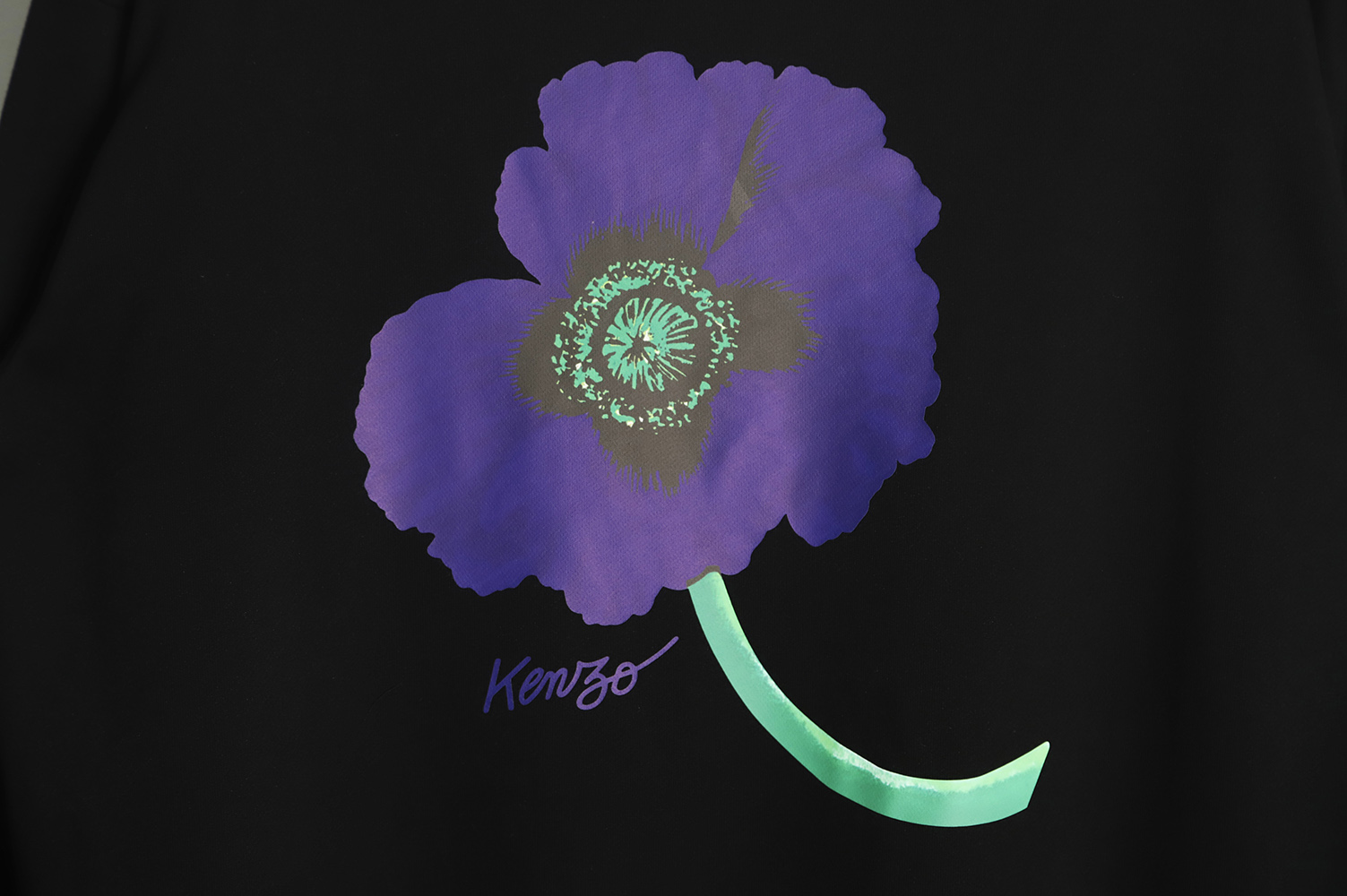 Kenzo 22FW begonia print crew neck sweatshirt TSK1