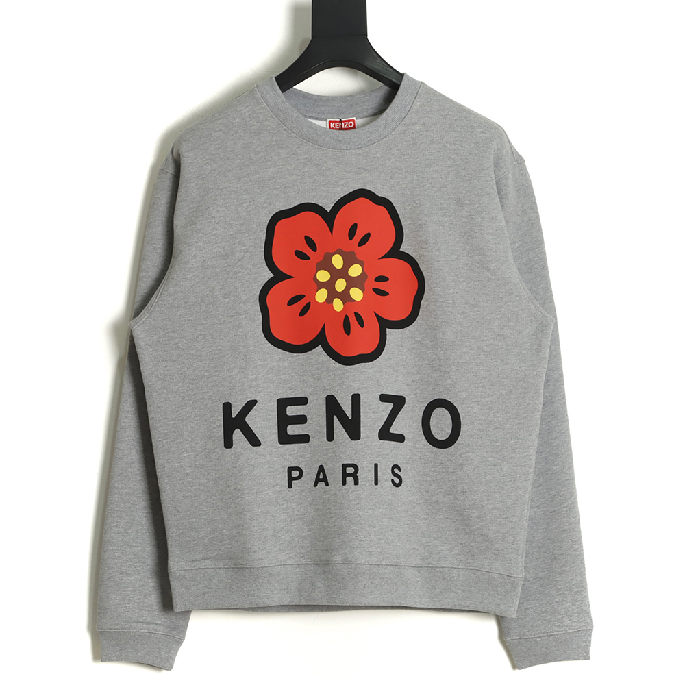 Kenzo Takada Kenzo 22Fw begonia flower print round neck sweater