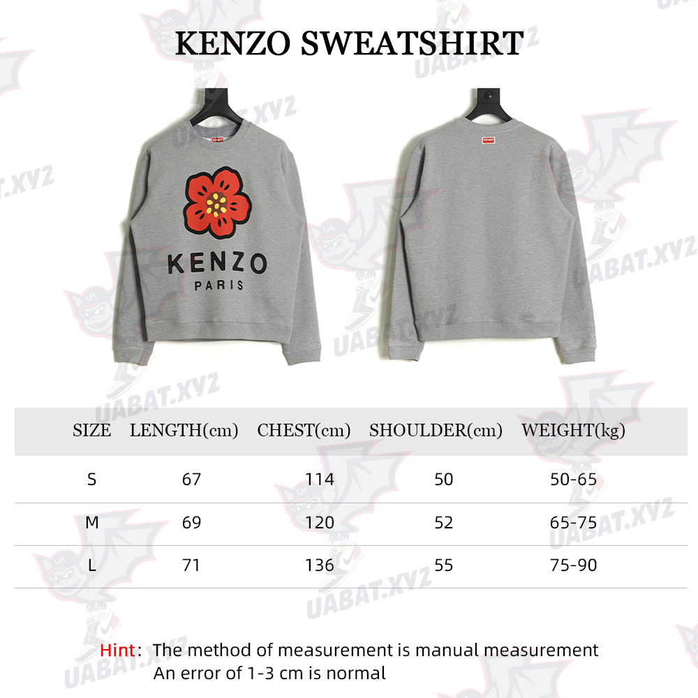 Kenzo Takada Kenzo 22Fw begonia flower print round neck sweater