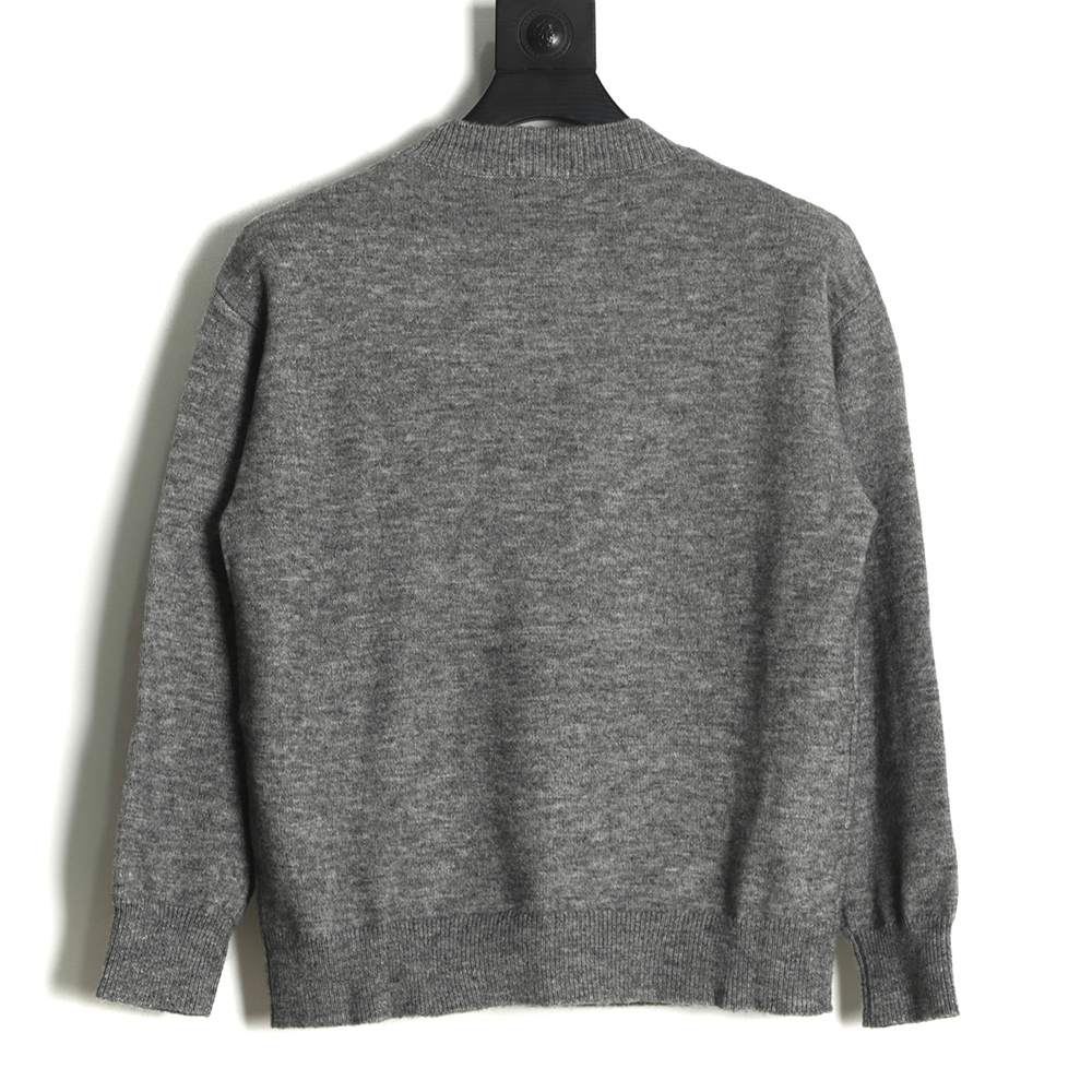 KENZO 22FW small red flower round neck sweater TSK1