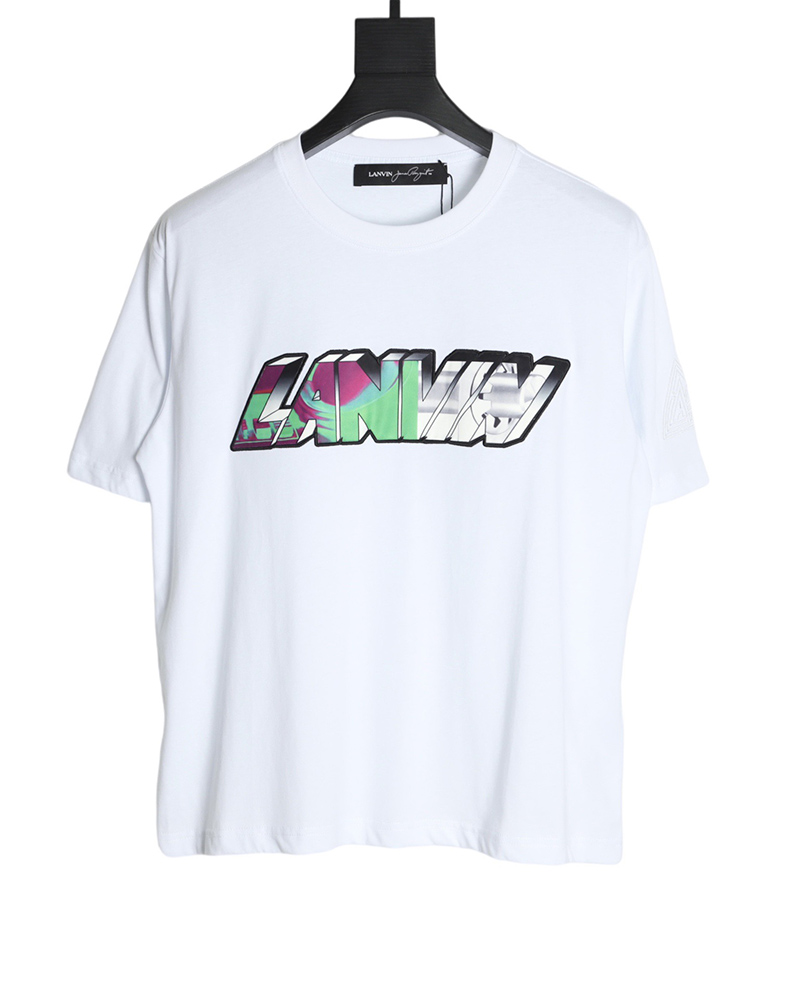 lanvin 22SS letter logo short sleeve T-shirt