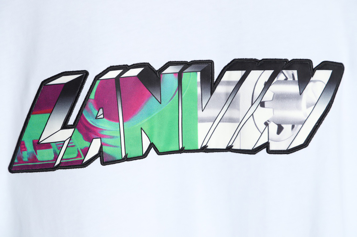 lanvin 22SS letter logo short sleeve T-shirt