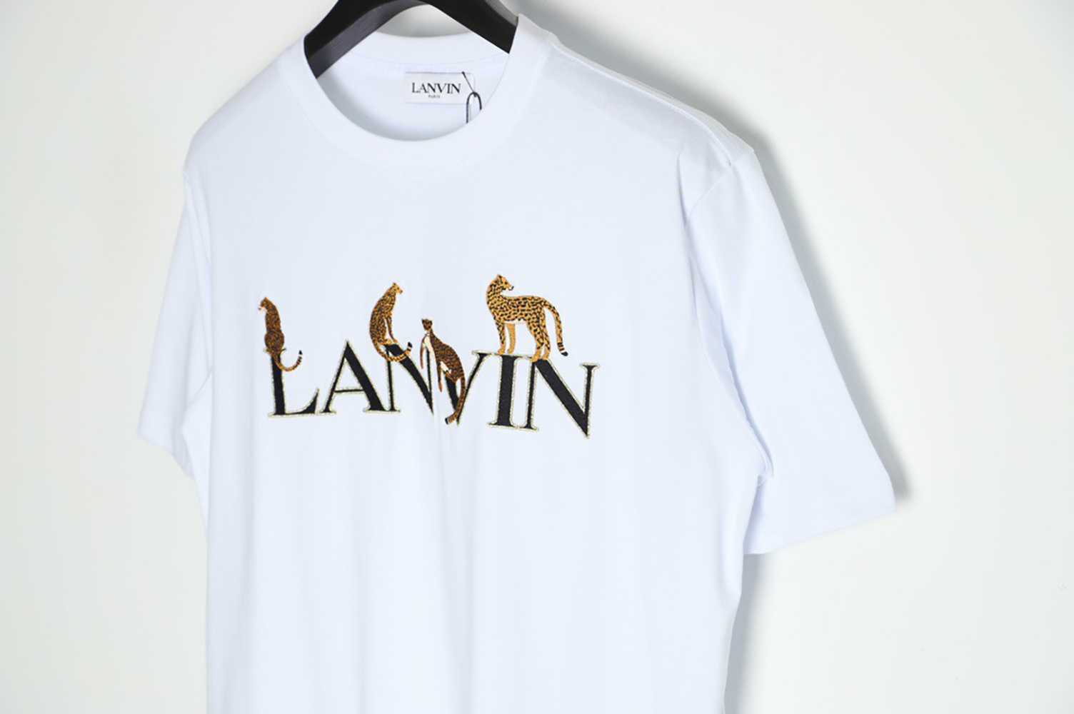 lanvin 22SS Jaguar short-sleeved T-shirt