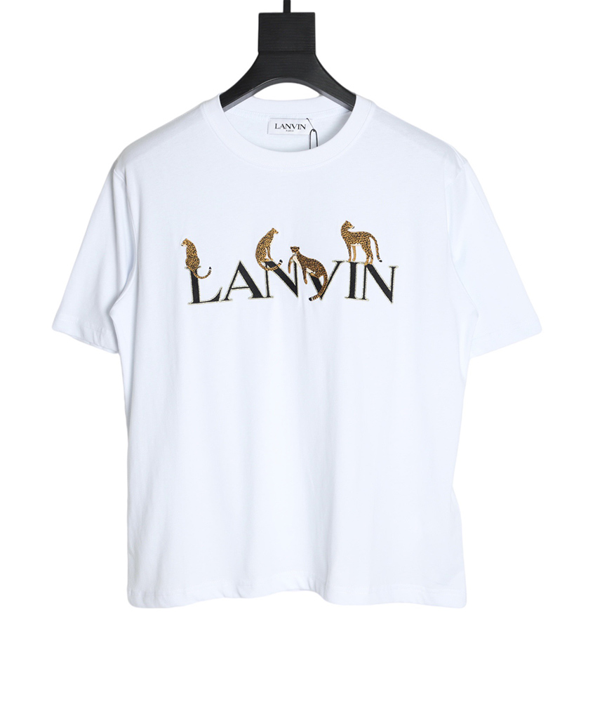 lanvin 22SS Jaguar short-sleeved T-shirt