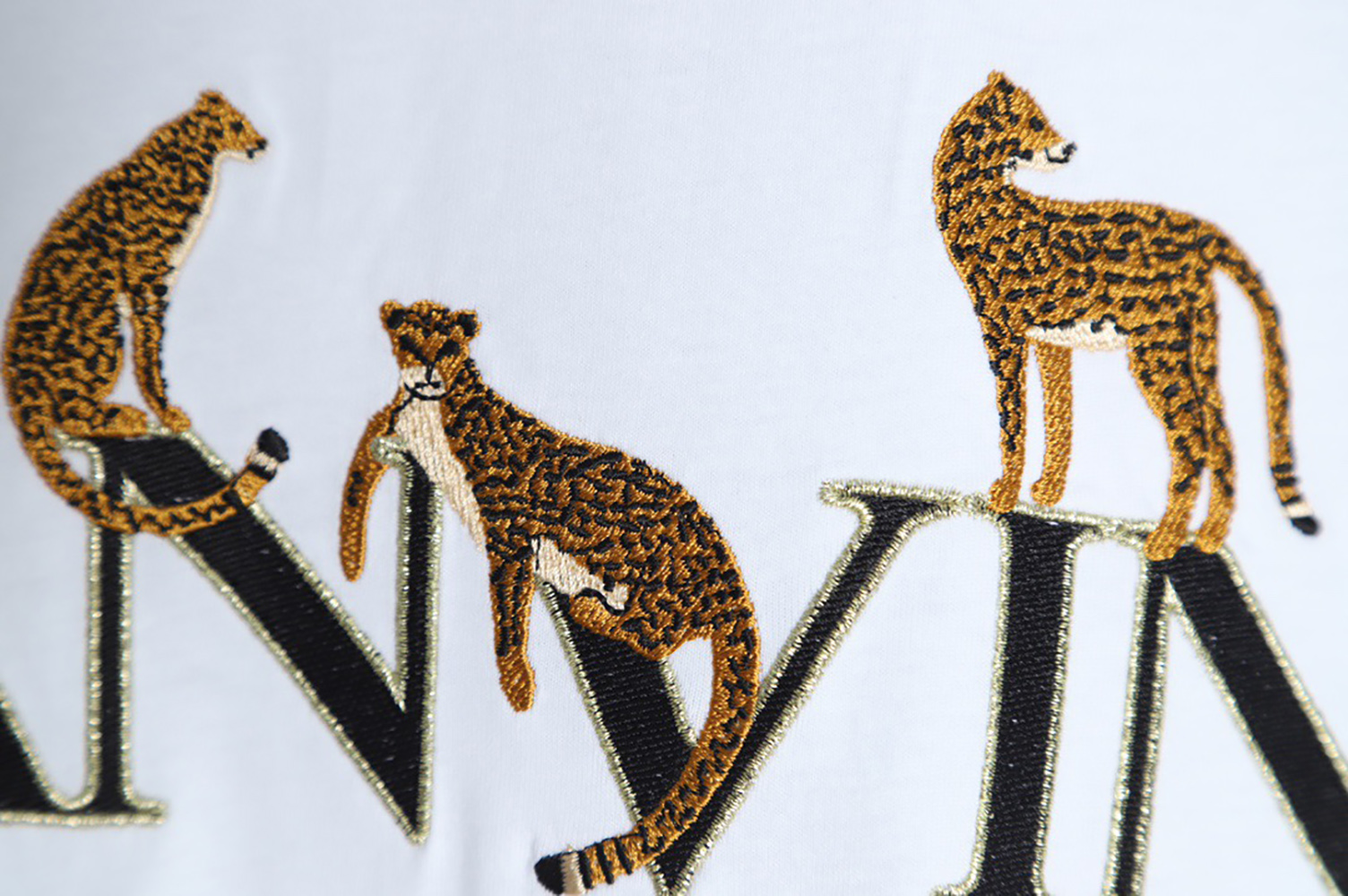 lanvin 22SS Jaguar short-sleeved T-shirt