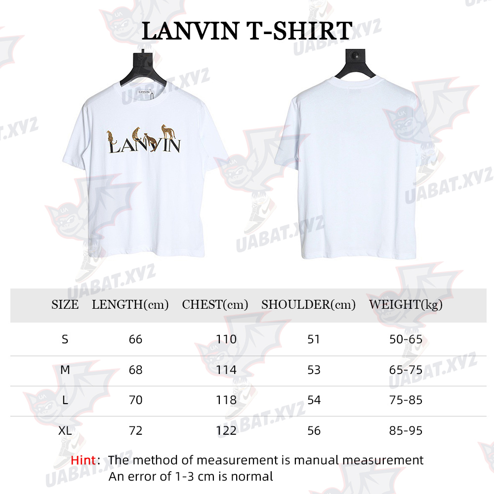 lanvin 22SS Jaguar short-sleeved T-shirt