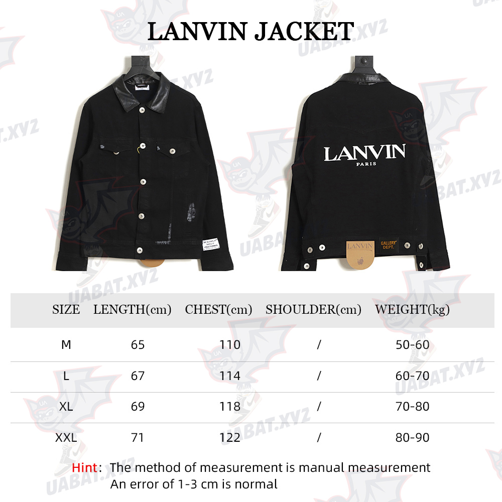 LANVIN Lanvin joint GD limited capsule graffiti denim jacket