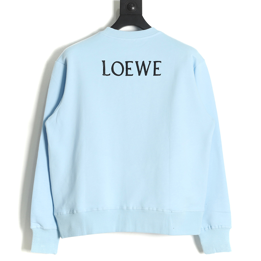 LOEWE 22FW black swan crew neck sweatshirt