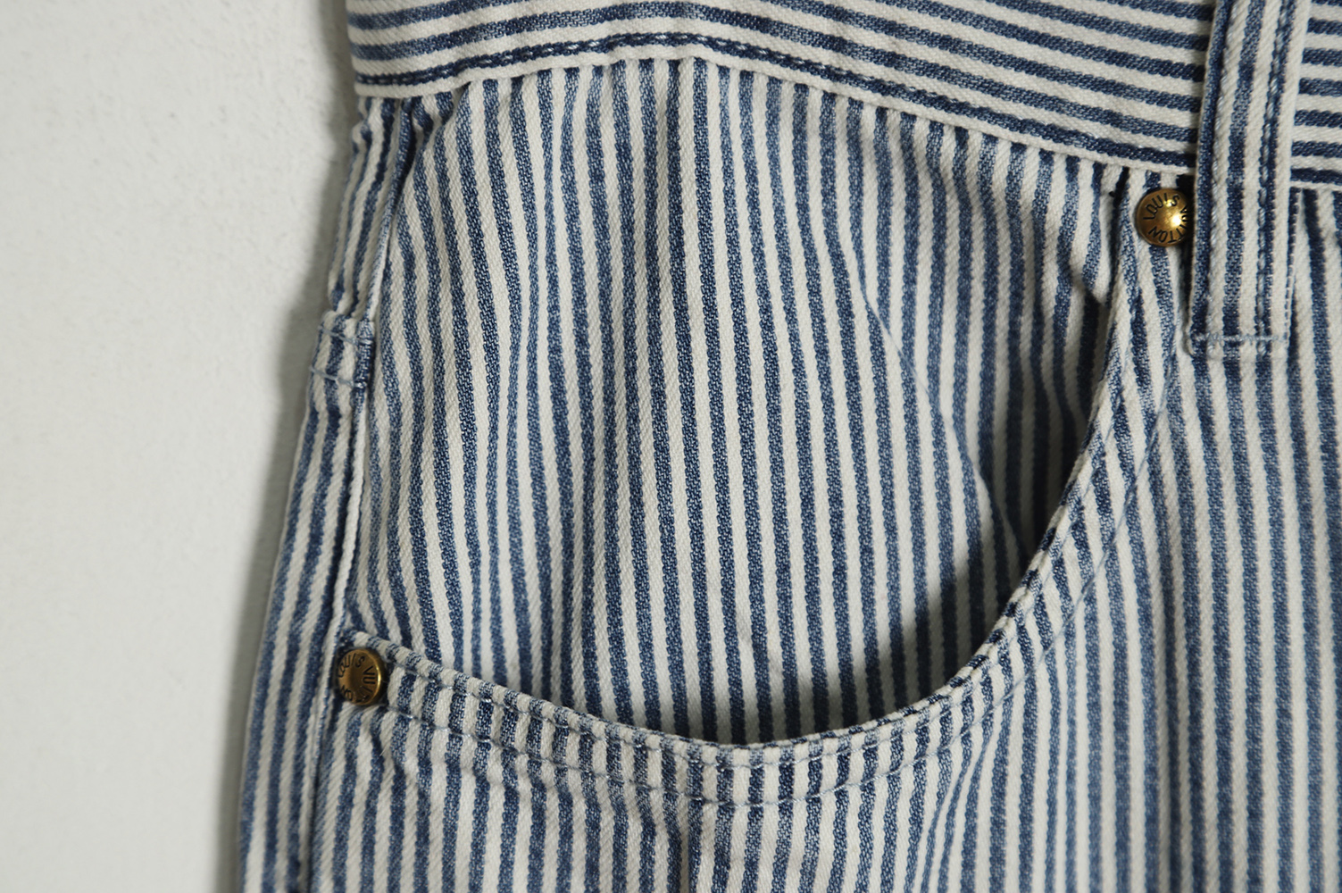 Louis Vuitton 22FW ink rendering printed jeans