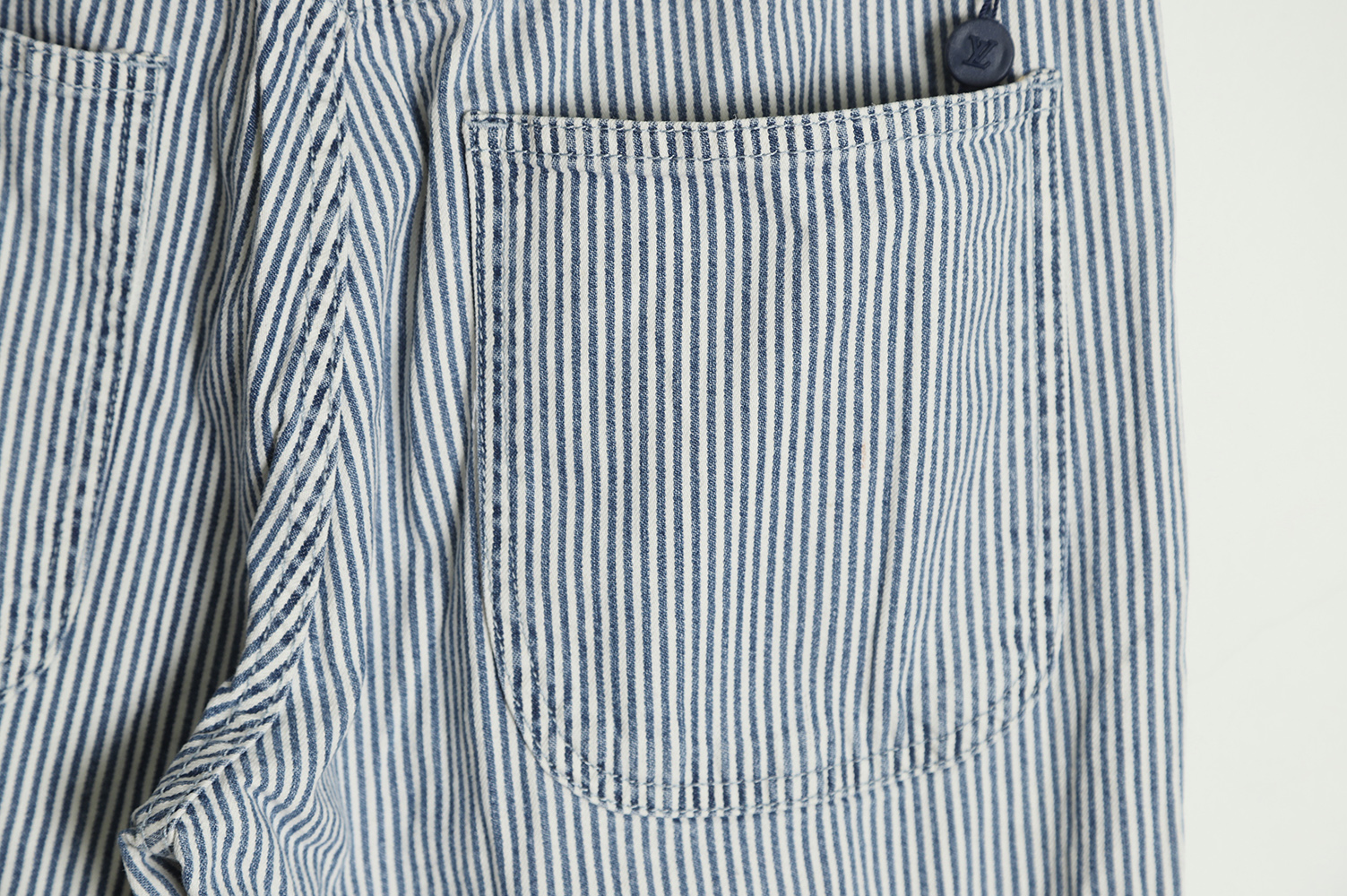 Louis Vuitton 22FW ink rendering printed jeans