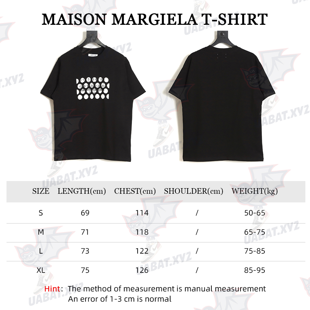 Maison Margiela Destroyed Classic Letter Short Sleeve