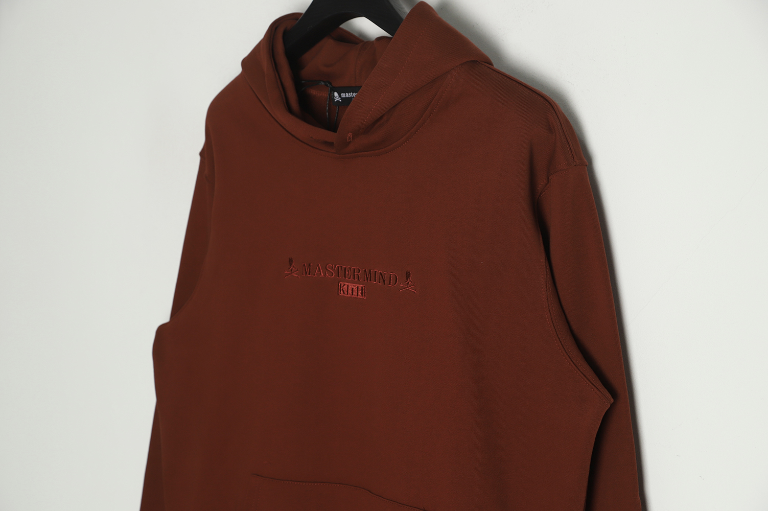 Mastermind Japan MMJ×travis skull inkjet print hoodie TSK1