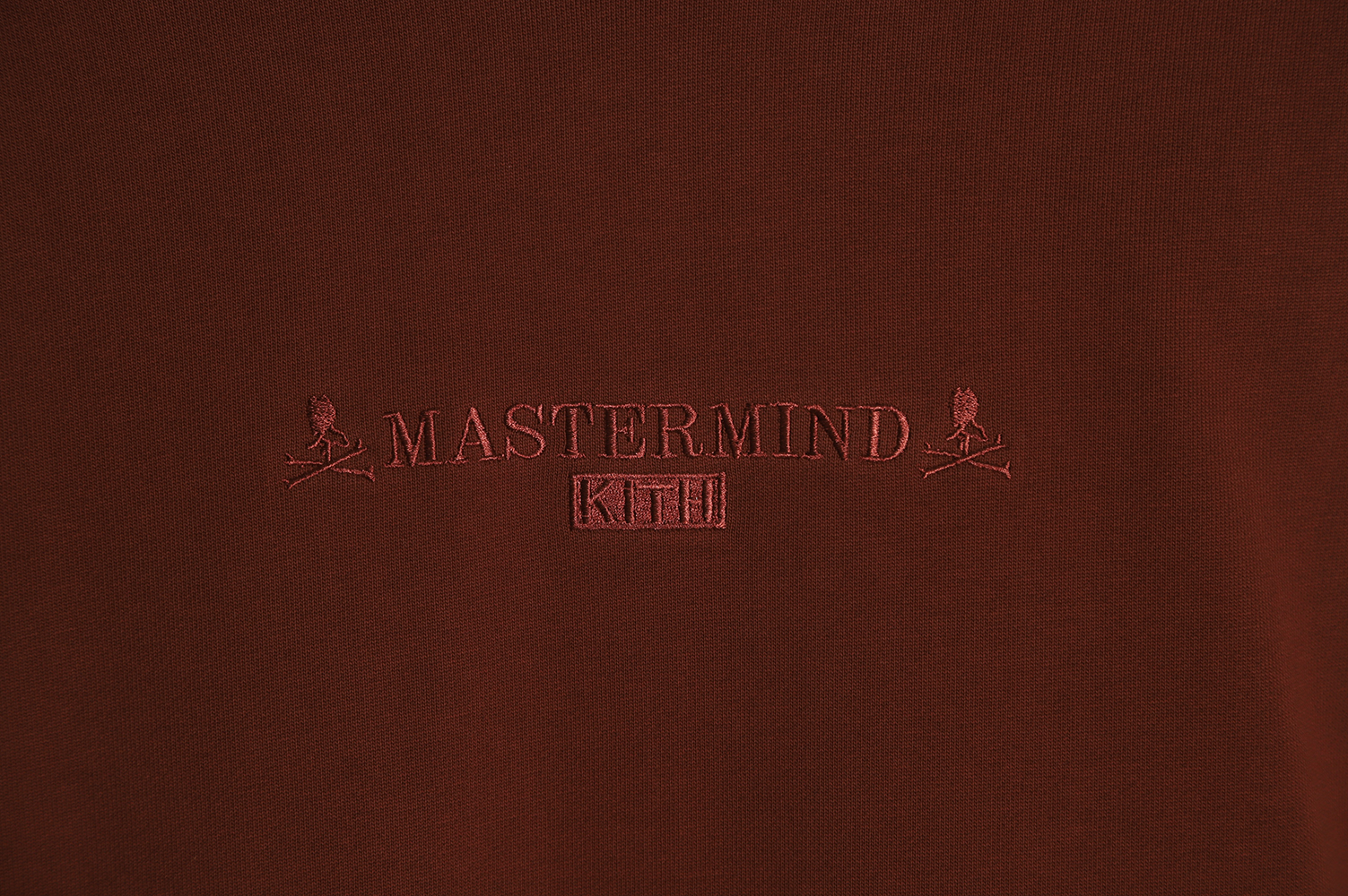 Mastermind Japan MMJ×travis skull inkjet print hoodie TSK1