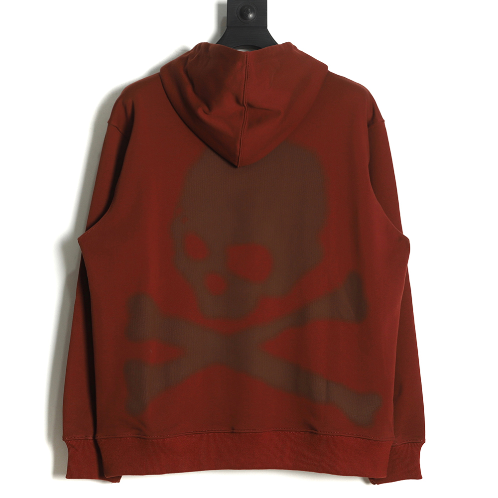 Mastermind Japan MMJ×travis skull inkjet print hoodie TSK1