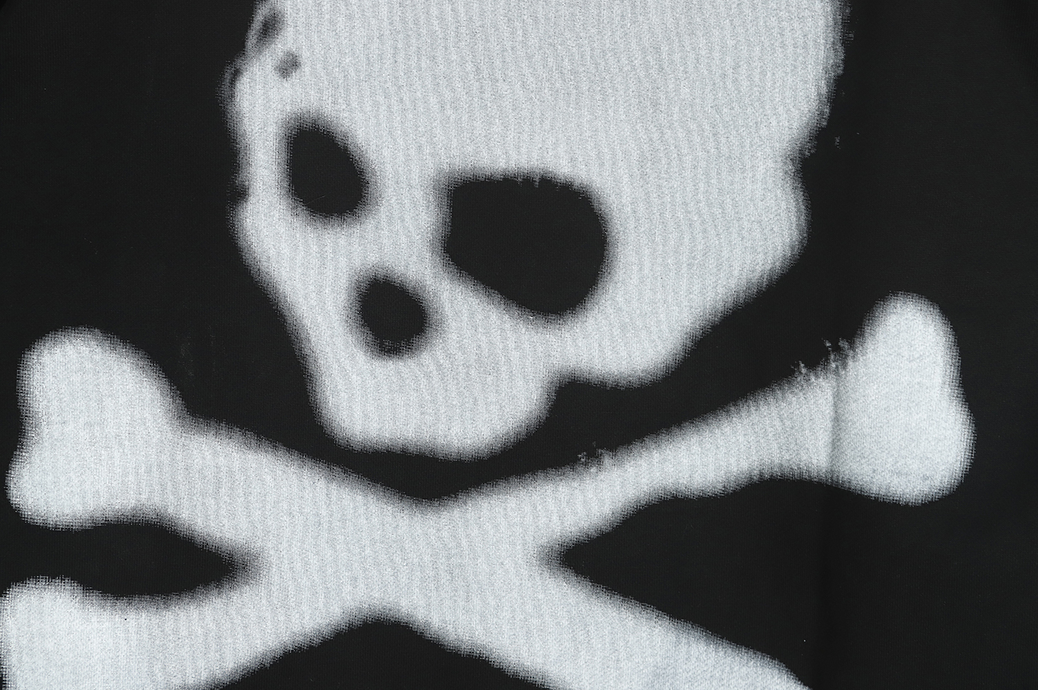 Mastermind Japan MMJ×travis skull inkjet print hoodie