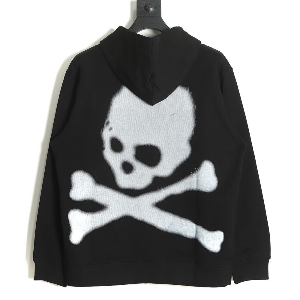 Mastermind Japan MMJ×travis skull inkjet print hoodie