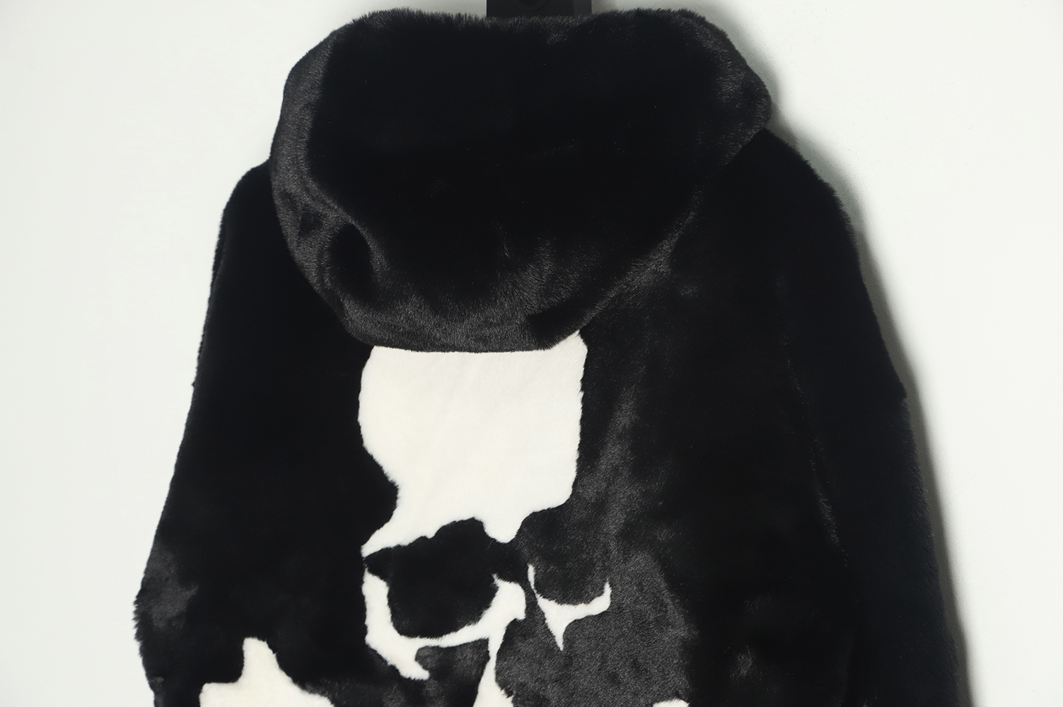 Mastermind Japan MMJ Skull Mink Fur Hooded Coat