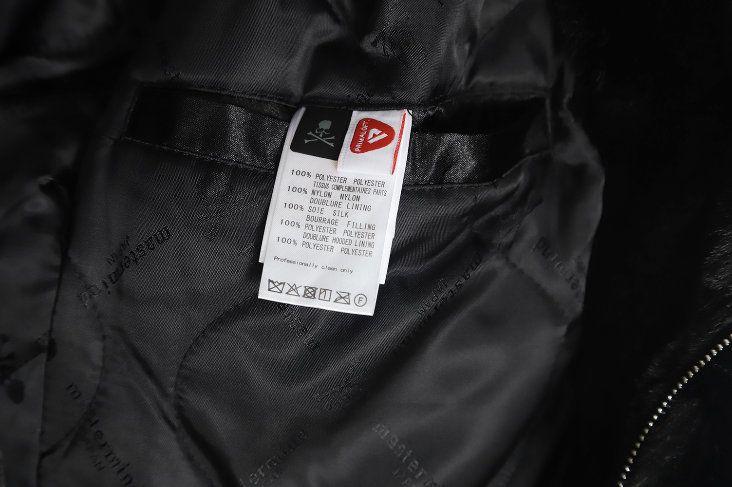 Mastermind Japan MMJ Skull Mink Fur Hooded Coat