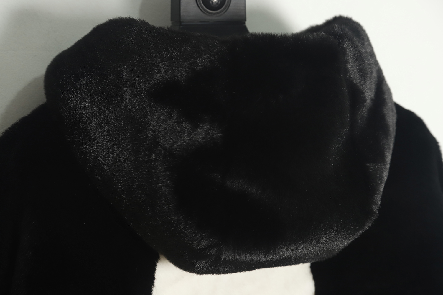 Mastermind Japan MMJ Skull Mink Fur Hooded Coat