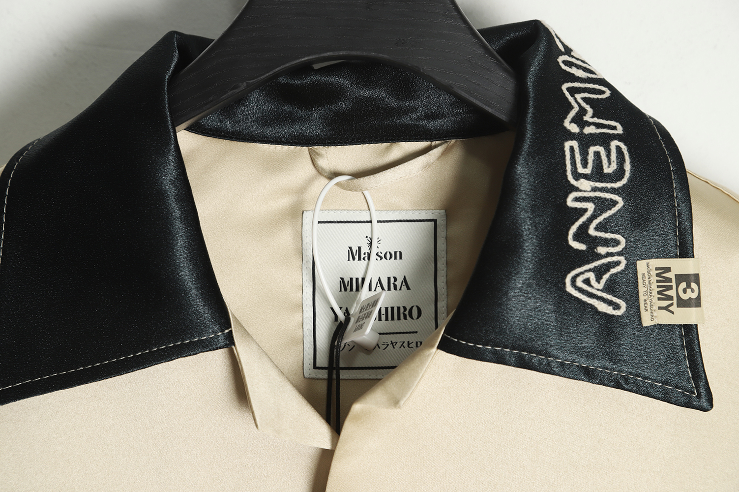 Maison Mihara Yasuhiro embroidered silk jacket