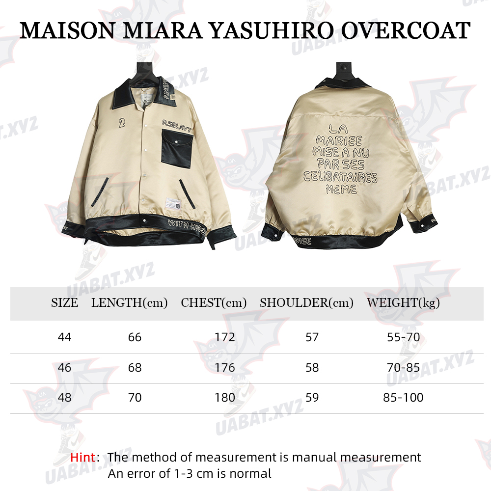 Maison Mihara Yasuhiro embroidered silk jacket