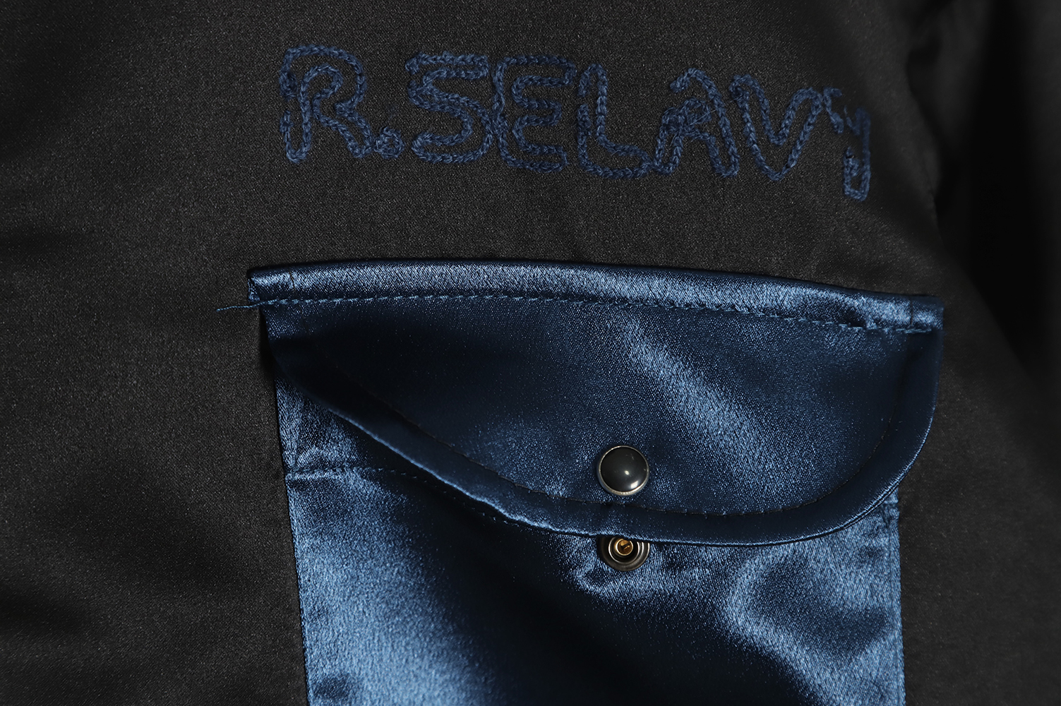 Maison Mihara Yasuhiro embroidered silk jacket TSK1