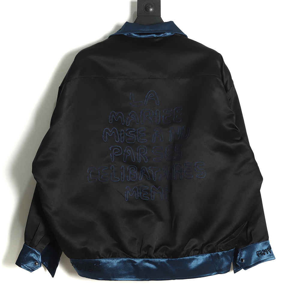 Maison Mihara Yasuhiro embroidered silk jacket TSK1