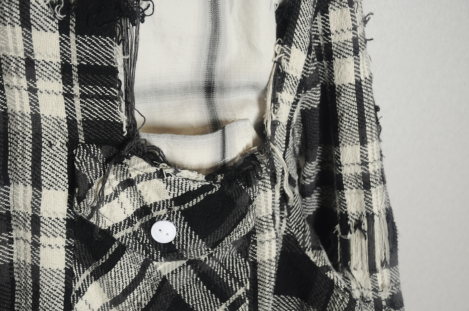 Maison Mihara Yasuhiro Double Destroyed Shirt Jacket TSK1
