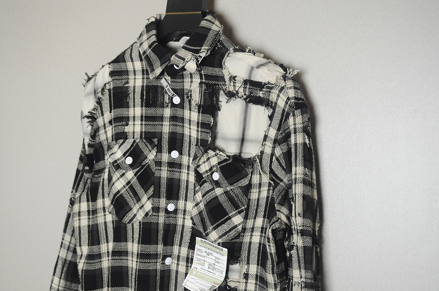 Maison Mihara Yasuhiro Double Destroyed Shirt Jacket TSK1